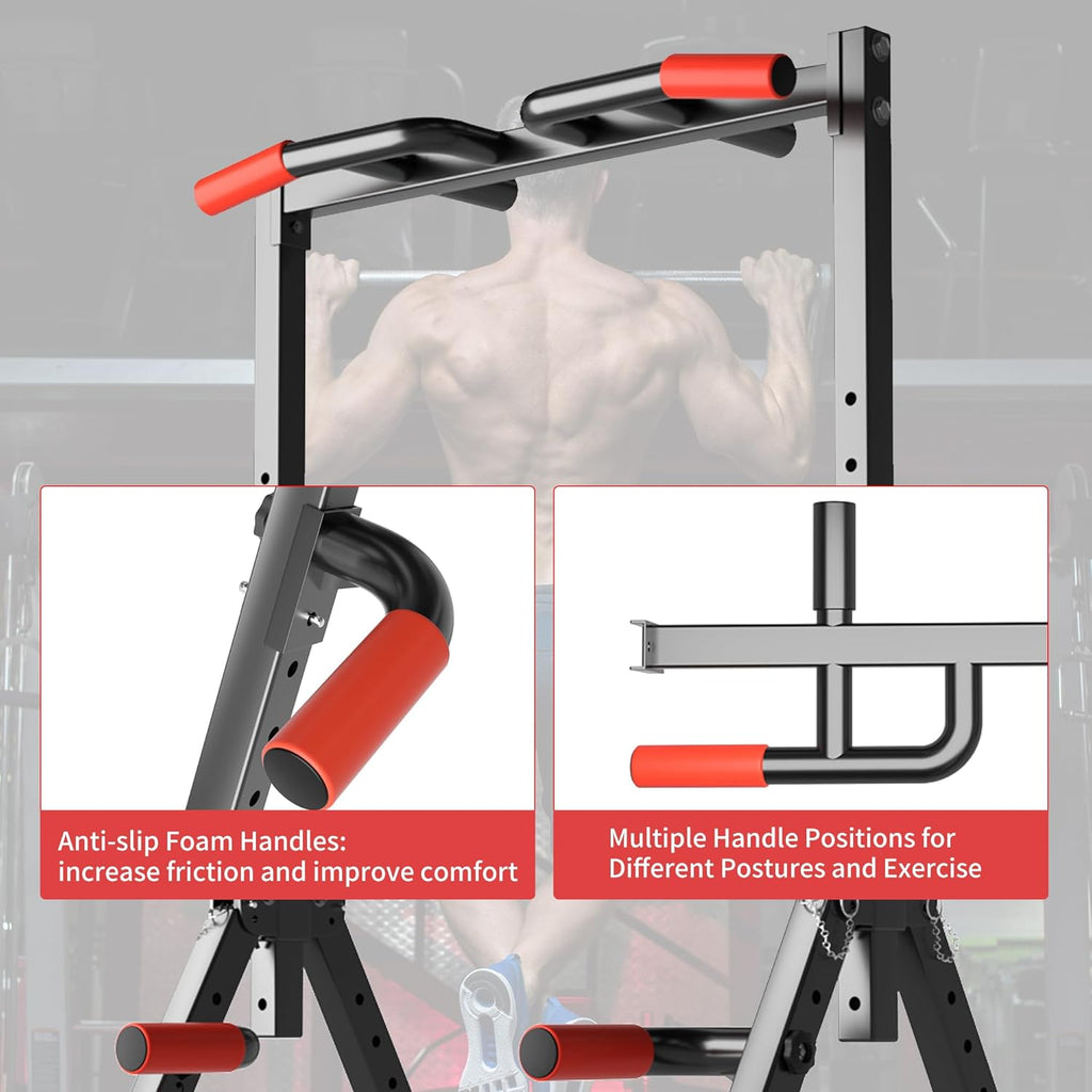 Foldable Power Tower Dip Bar D223