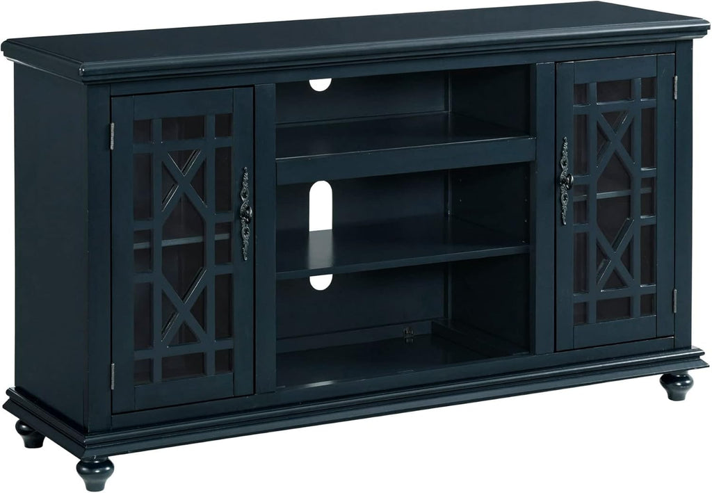 Blue 2 Door TV Stand F4381