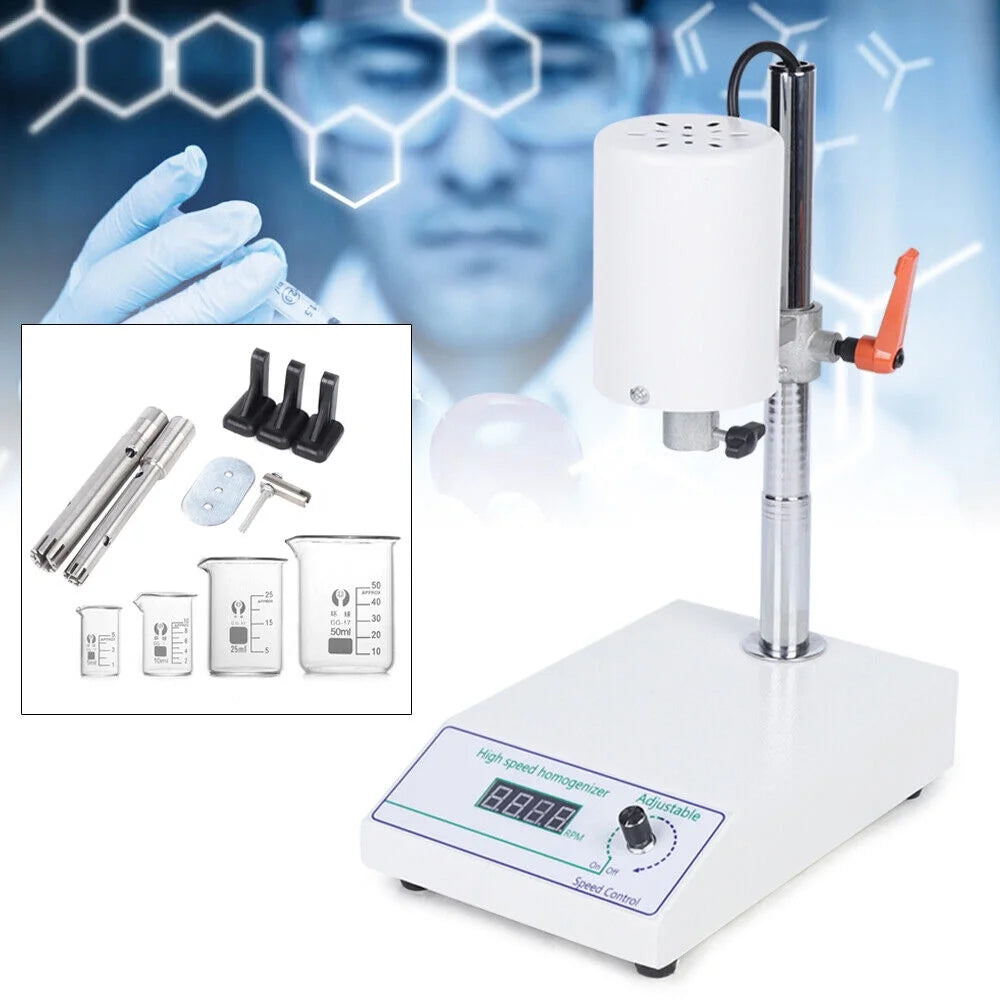 Adjustable High Speed Homogenizer Lab Disperser Mixer 22000rpm A2171