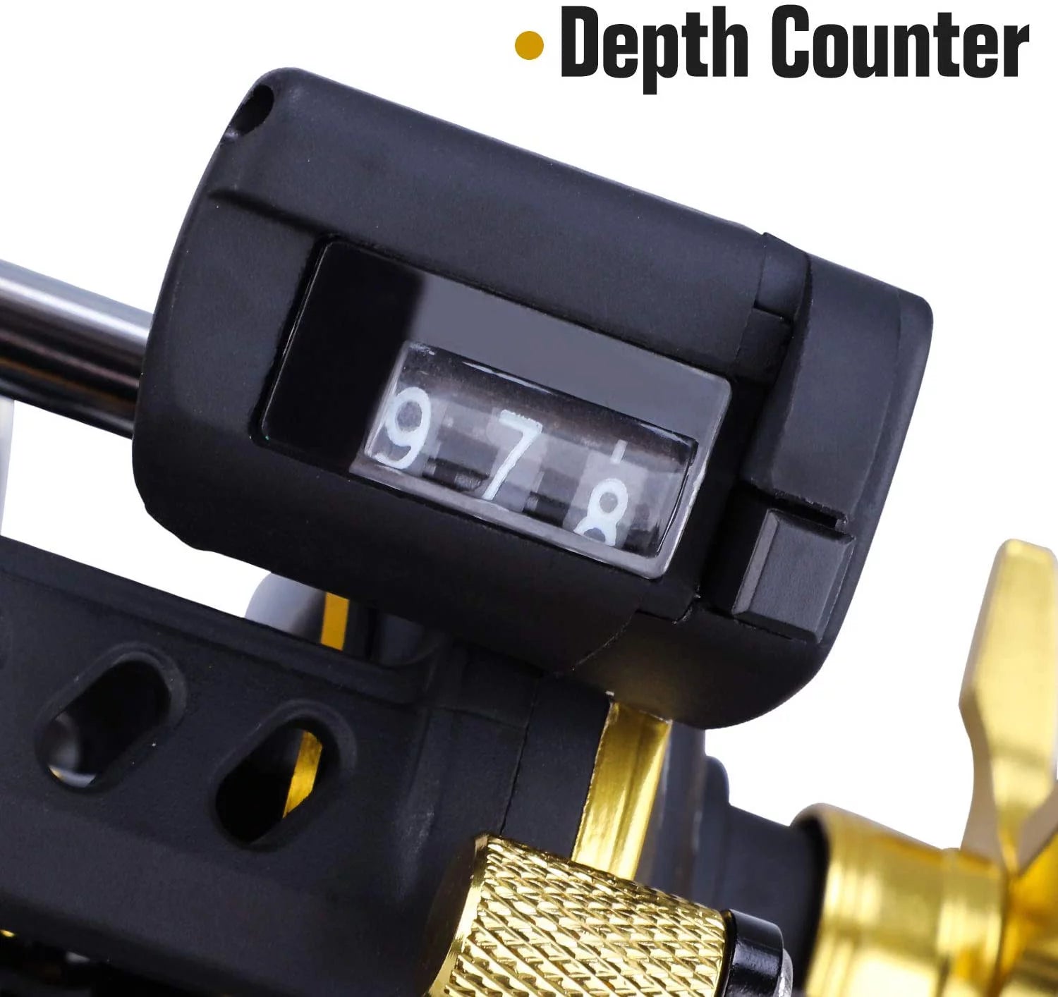 Line Counter Fishing Reel Conventional Level Wind Trolling Reel S391860