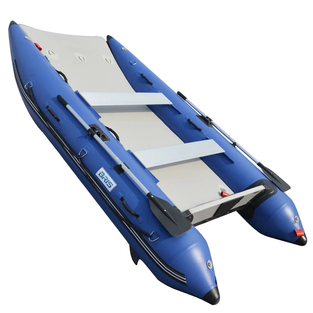 11 ft Inflatable Catamaran Boat Blue K26630