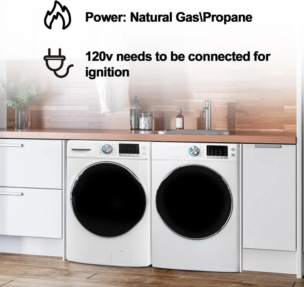 8 Cu ft Electric Front Load Dryer O8304