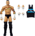 WWE Elite Action Figure & Accessories Set, 6-inch Collectible with Swappable Hands V980
