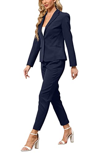 Slim Fit Blazer Pant Suits 2 Piece Business Suit Set J302