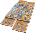 1500 Piece Puzzle Board with 4 Storage Drawers N932604