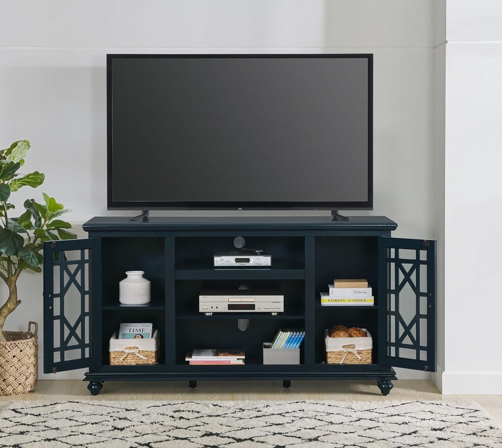 Blue 2 Door TV Stand F4381