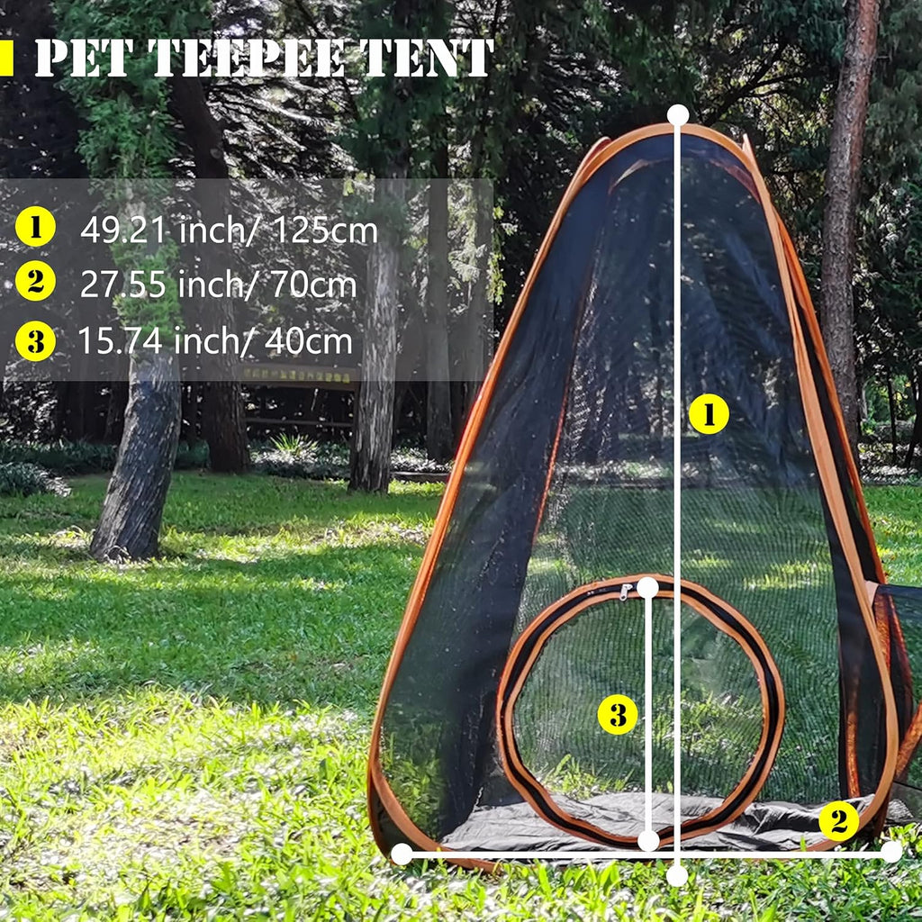 Outdoor Cat Enclosures, 6-in-1 Cat Tent with Cat Tunnel, Cat Playpen for Cats Rabbits Ferrets and Small Animals C698191
