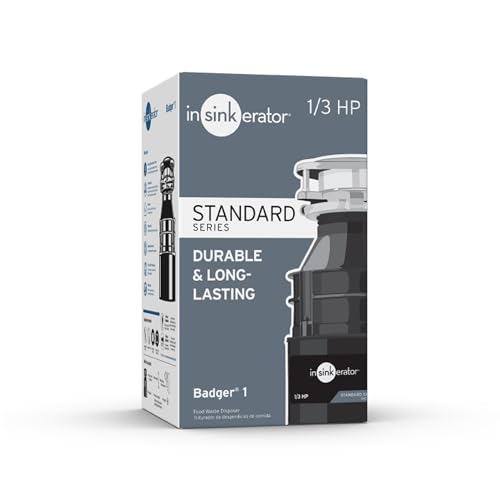 Black 1/3 HP Continuous Feed Garbage Disposal W960618