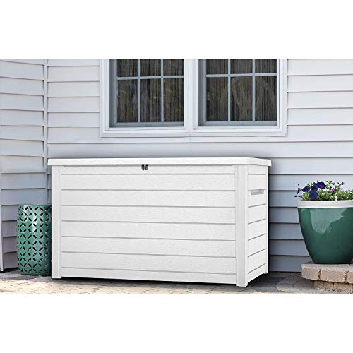 White 230 Gallon Deck Storage Box F1155