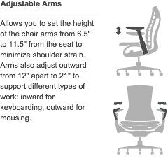 Black Balance Ergonomic Office Chair with Adjustable Arms and Carpet Casters M5647
