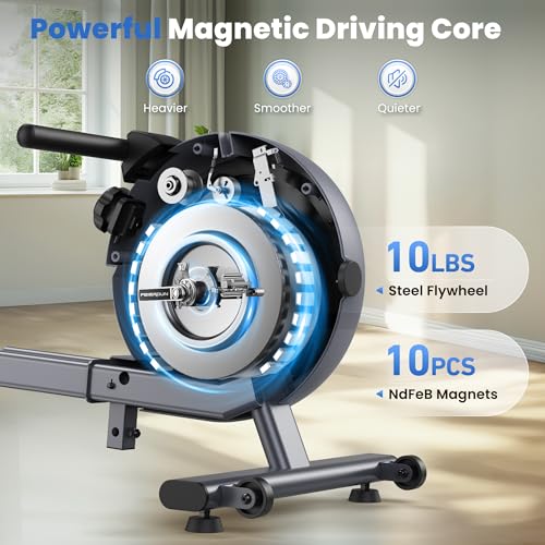 Compact Rowing Machine with 350LBS Loading Capacity E7742