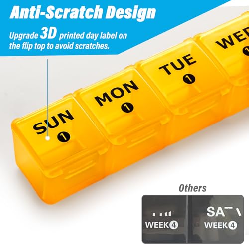 28 Day Pill Organizer with Travel Case P9410