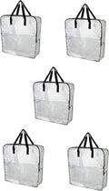 Extra Large Clear Storage Bag (Pack of 5, 25 ½x8 ¾x25 ½) K178