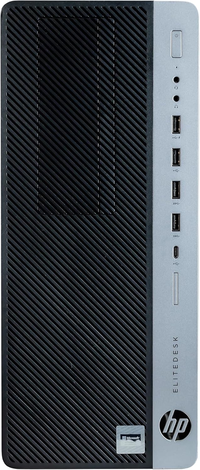 Workstation PC Desktop with Intel i7-8700, 32GB DDR4 RAM, 1TB SSD + 4TB HDD, Dual 22in LCD Monitors Q729