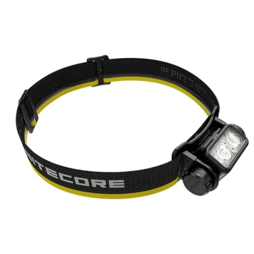 Rechargeable Headlamp, 1400 lumens USB-C Lightweight with Spotlight, Floodlight, Red Light C97421