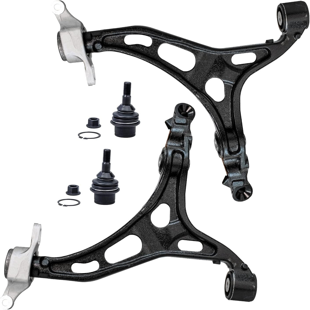 16pc Front End Suspension Kit with 2 Wheel Bearing Hubs 4 Control Arms 4 Tie Rods 2 Sway Bars 2 Ball Joints 2 Boots W8722