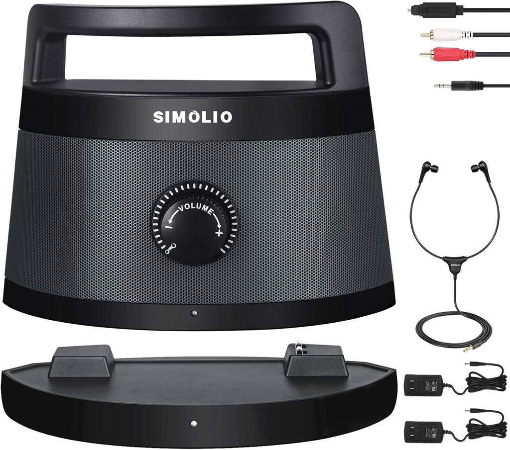 Clear Dialogue Wireless TV Speakers with Tone Adjustment X287478