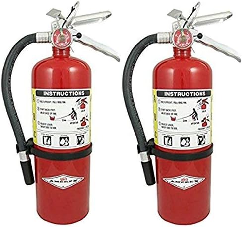 5lb ABC Dry Chemical Fire Extinguisher (2 Pack) Y322