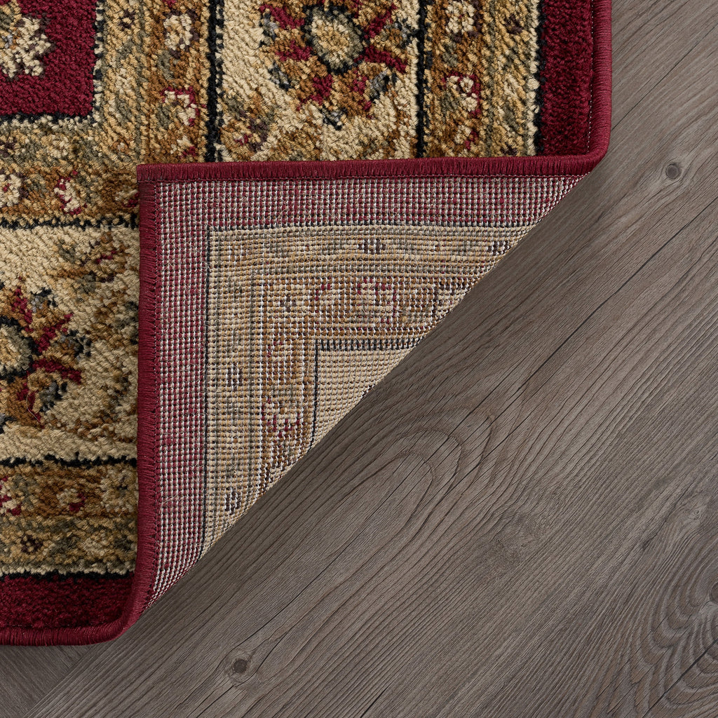 8x10 Red Traditional Area Rug T3825