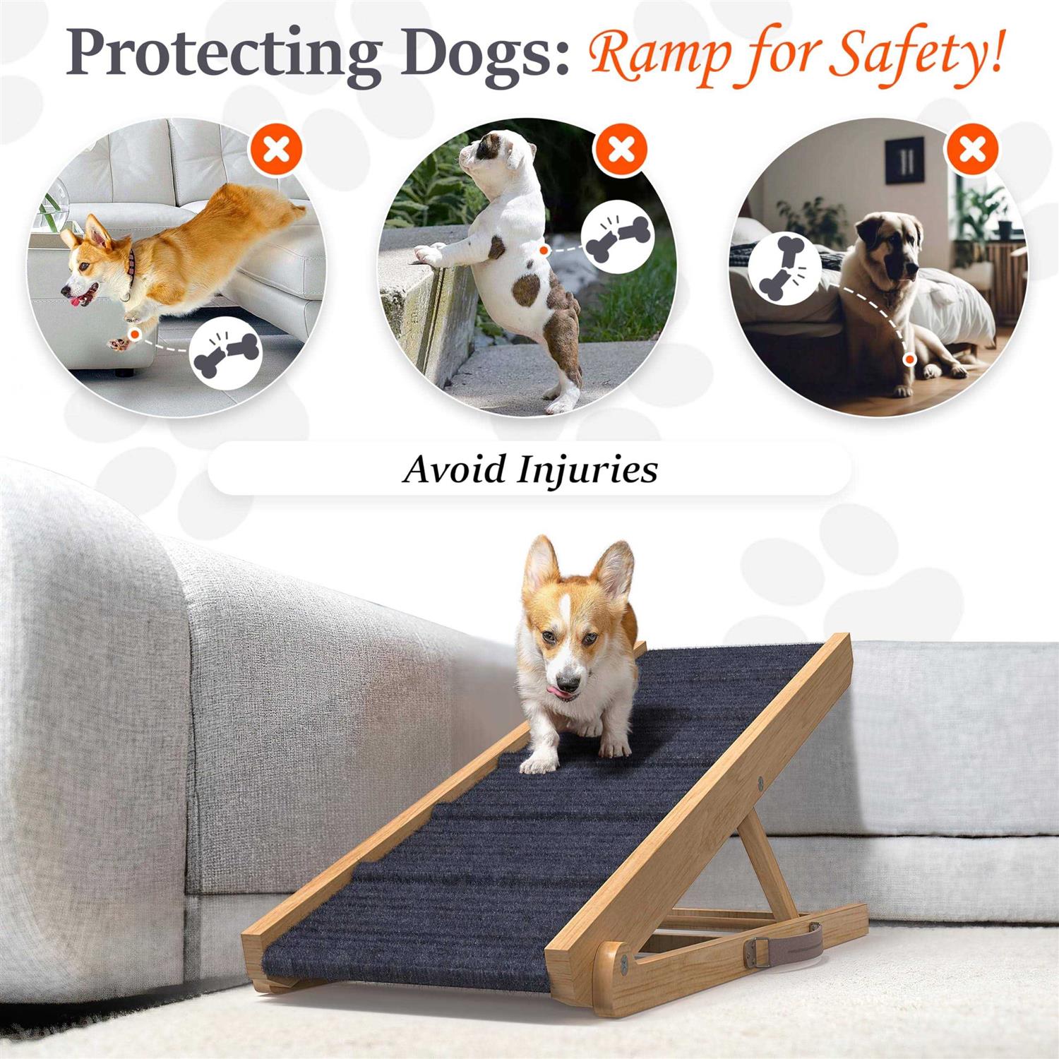 Portable Dog Ramp for Dogs G82239