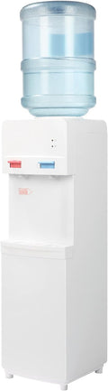 White Stainless Steel Top Loading Water Cooler Dispenser Y950277