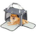 Grey Soft Collapsible Cat Carrier N7512