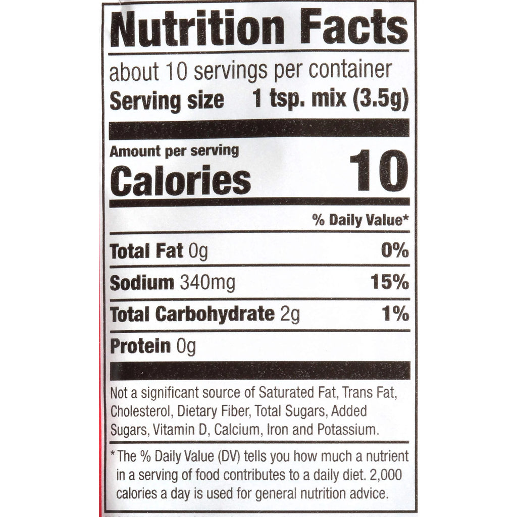 1.3 oz Pack of 8 Slow Cooker Seasoning Mix O146308