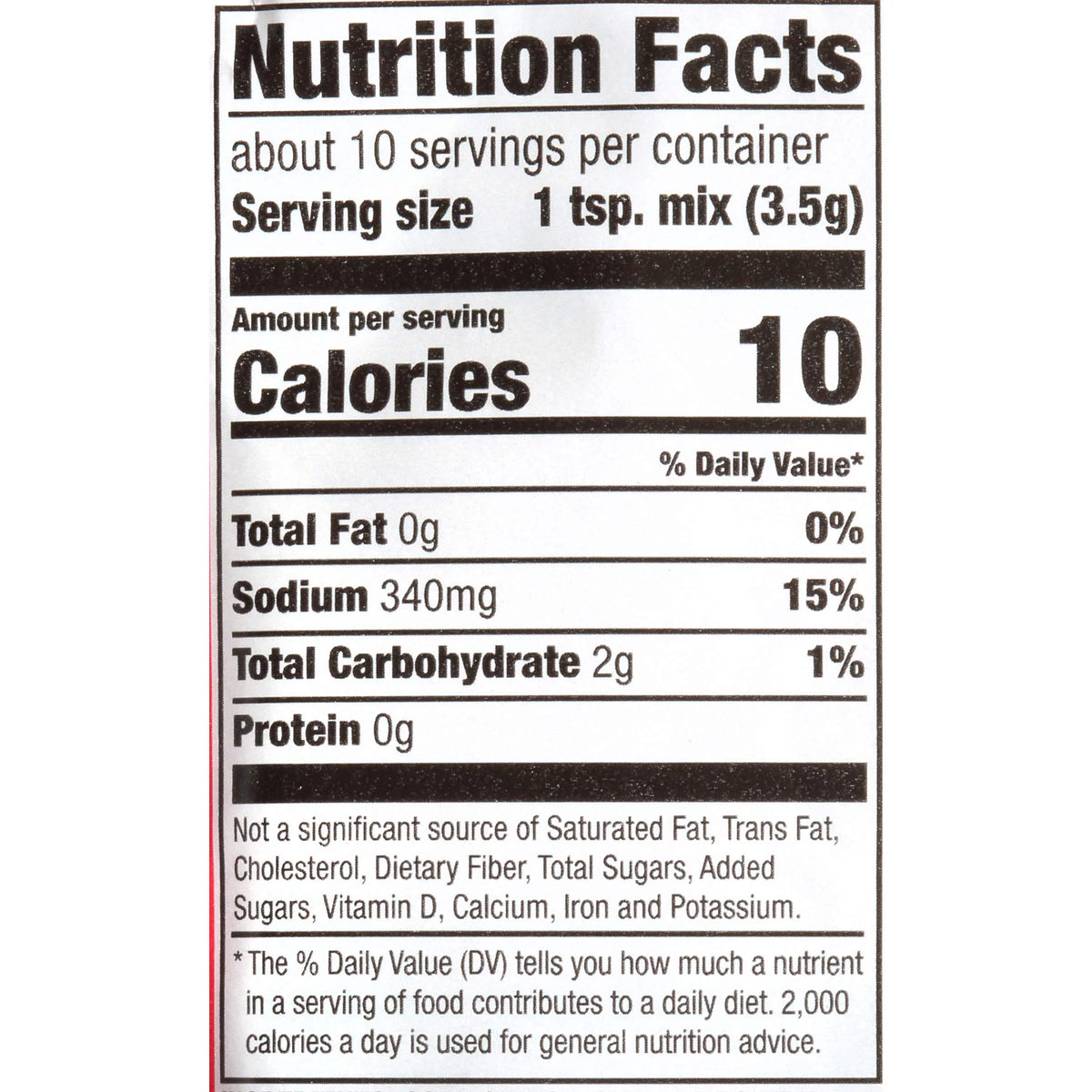1.3 oz Pack of 8 Slow Cooker Seasoning Mix O146308