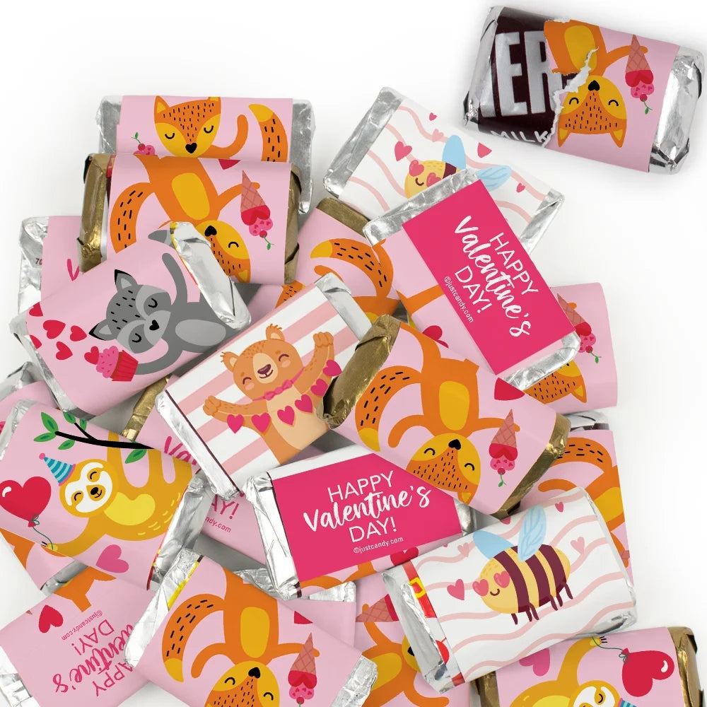 41 Pcs Valentine's Day Candy Favors Miniatures Chocolate L6762