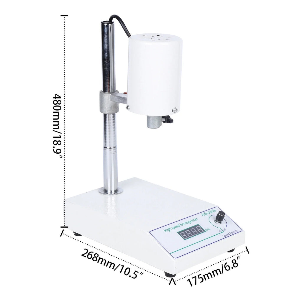 Adjustable High Speed Homogenizer Lab Disperser Mixer 22000rpm A2171