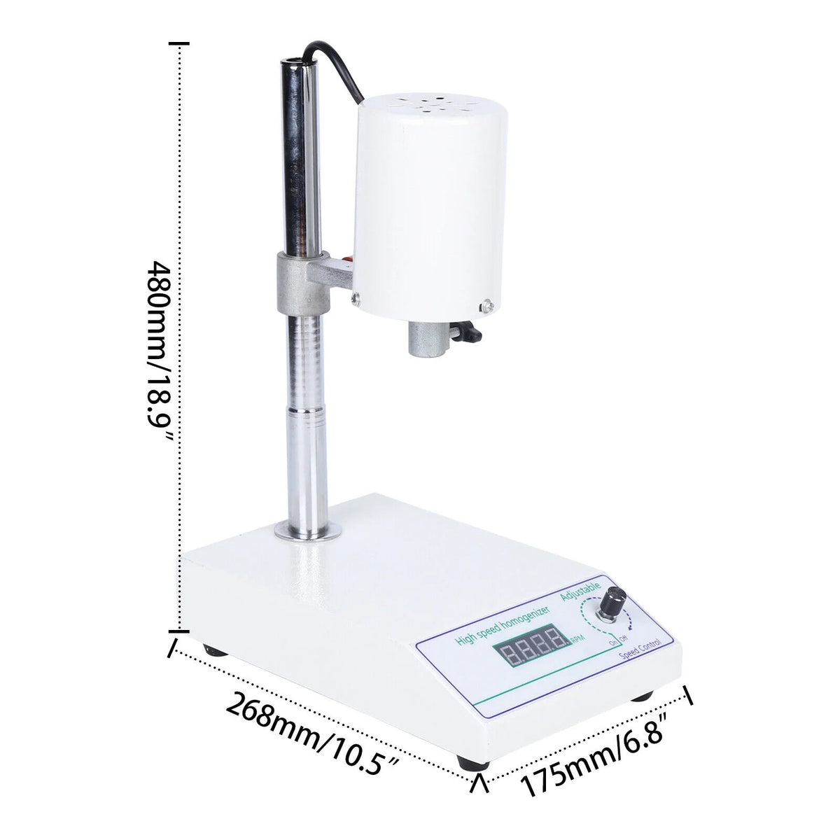 Adjustable High Speed Homogenizer Lab Disperser Mixer 22000rpm A2171