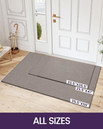 Black Non-Slip Door Mat 24"x36" Z673053