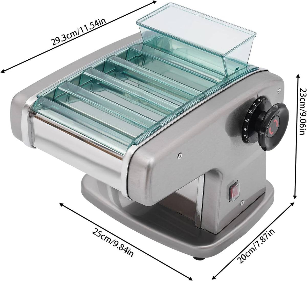 Electric Pasta Maker, 110V 135W Automatic Noodle Maker Machine W2735