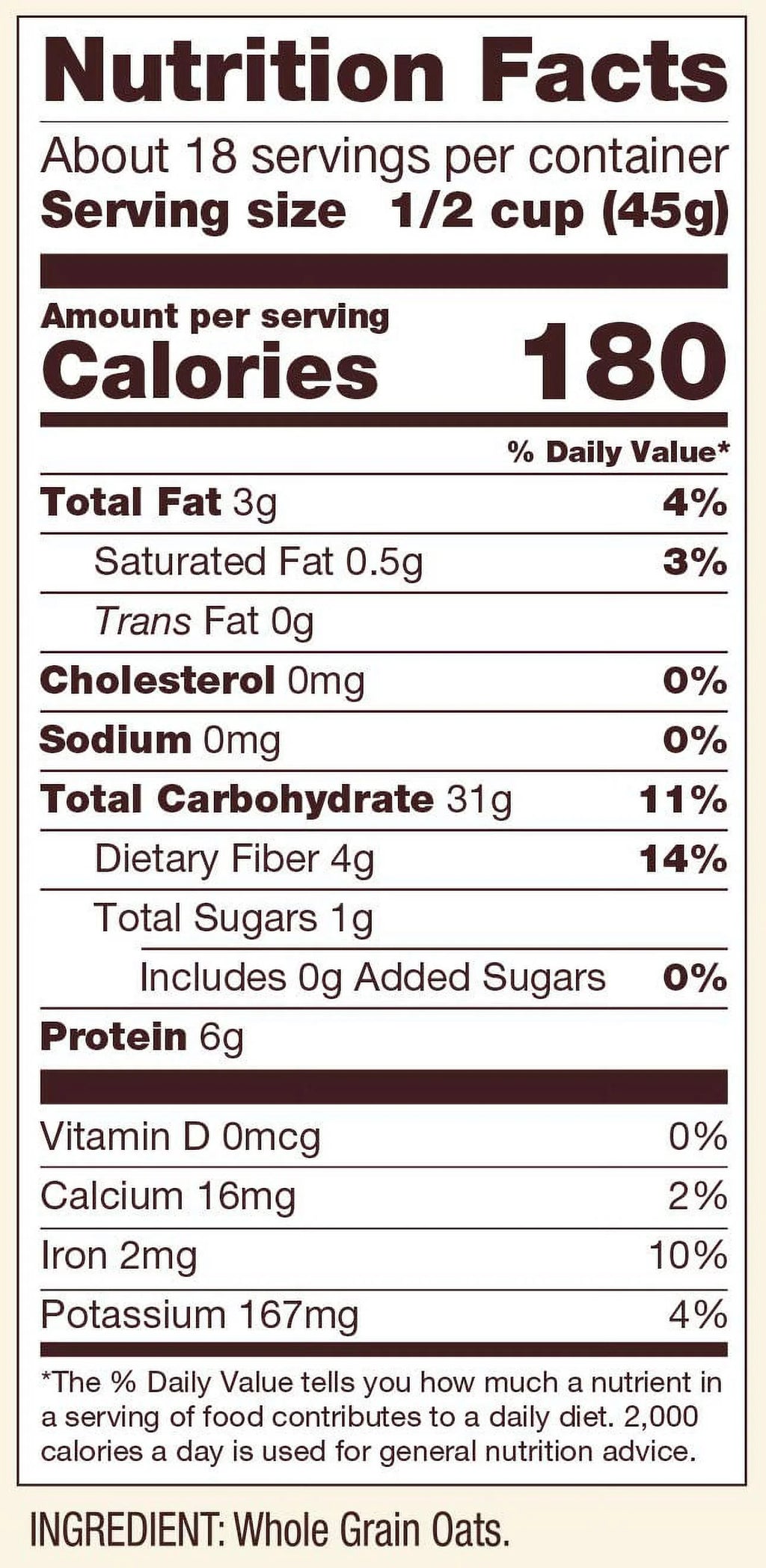 Gluten Free Quick Cooking Rolled Oats, 28 Oz M980