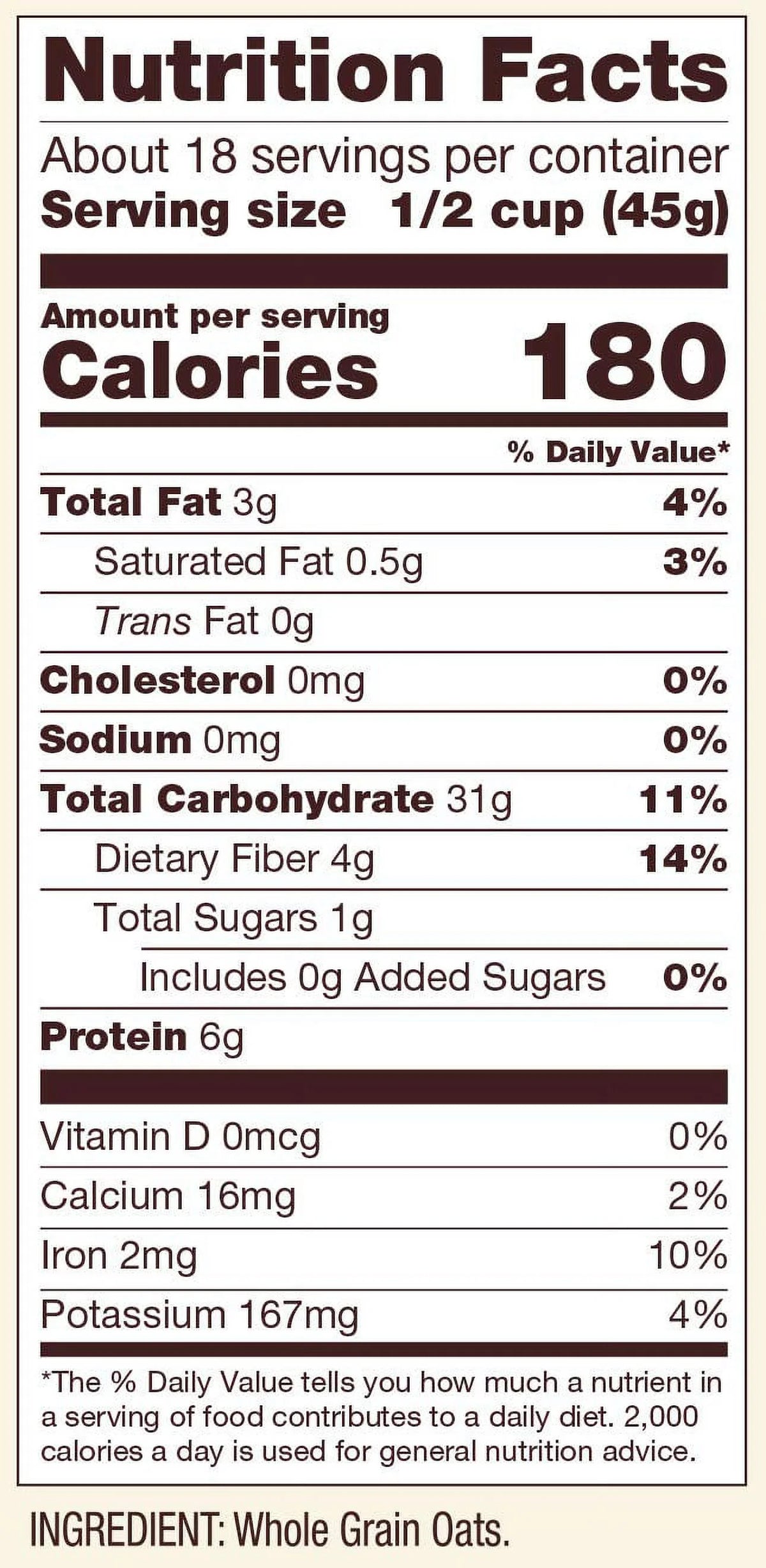Gluten Free Quick Cooking Rolled Oats, 28 Oz M980