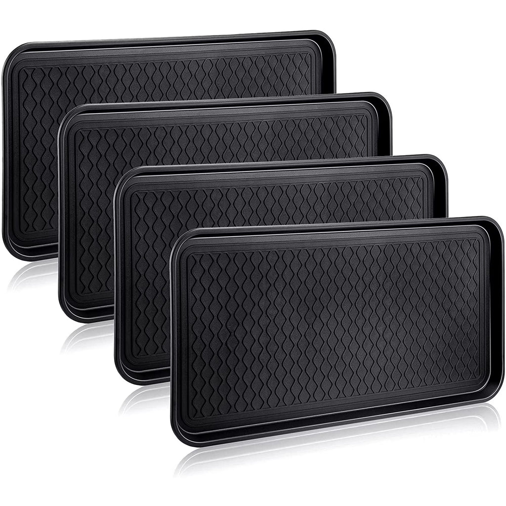 Black 24 x 16 x 1.2 Inch Waterproof Boot Tray D441