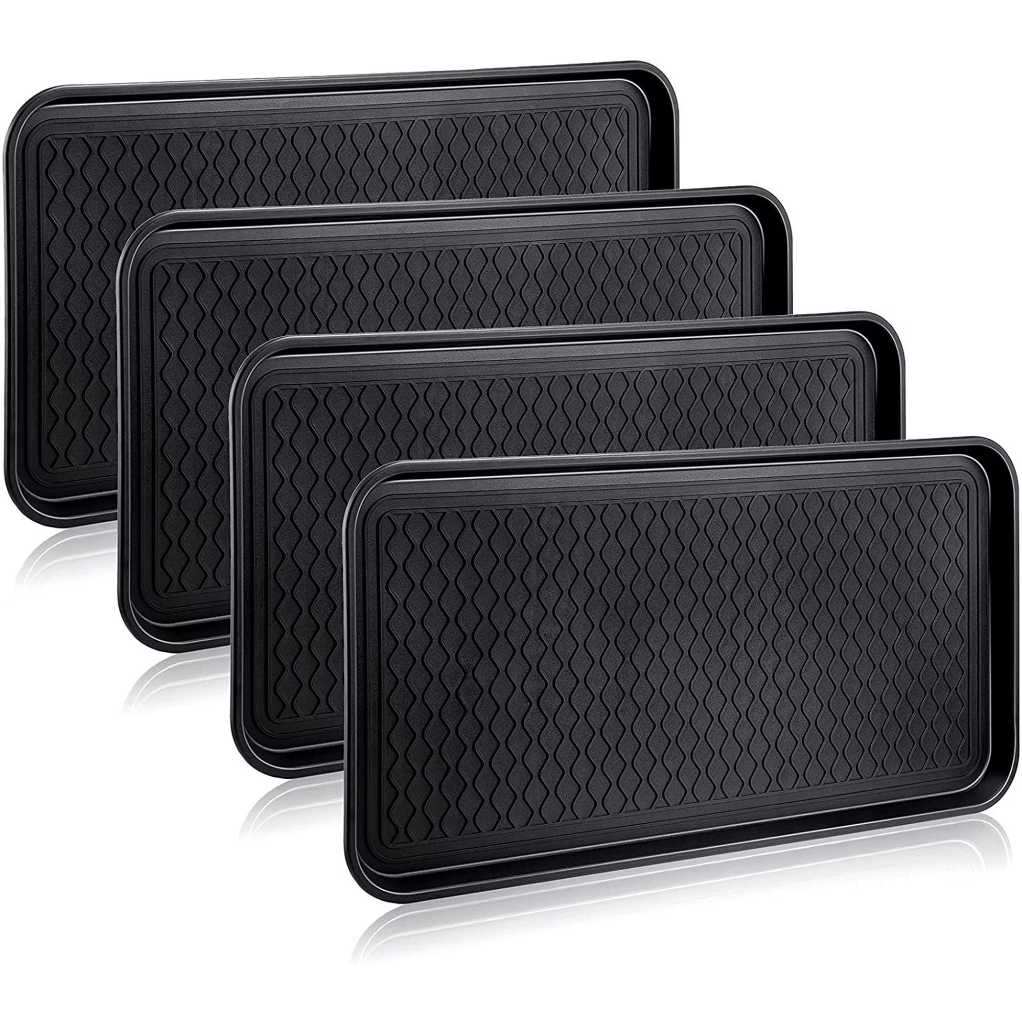 Black 24 x 16 x 1.2 Inch Waterproof Boot Tray D441