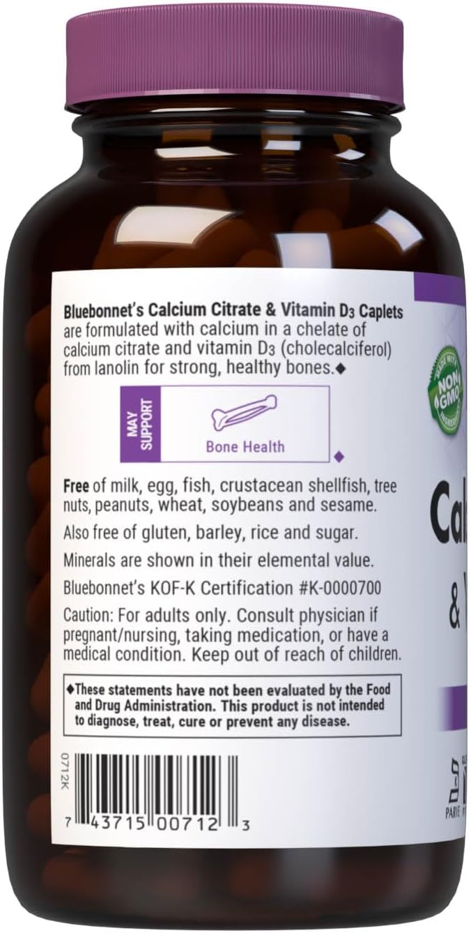 180 Count Calcium Citrate Caplets X113