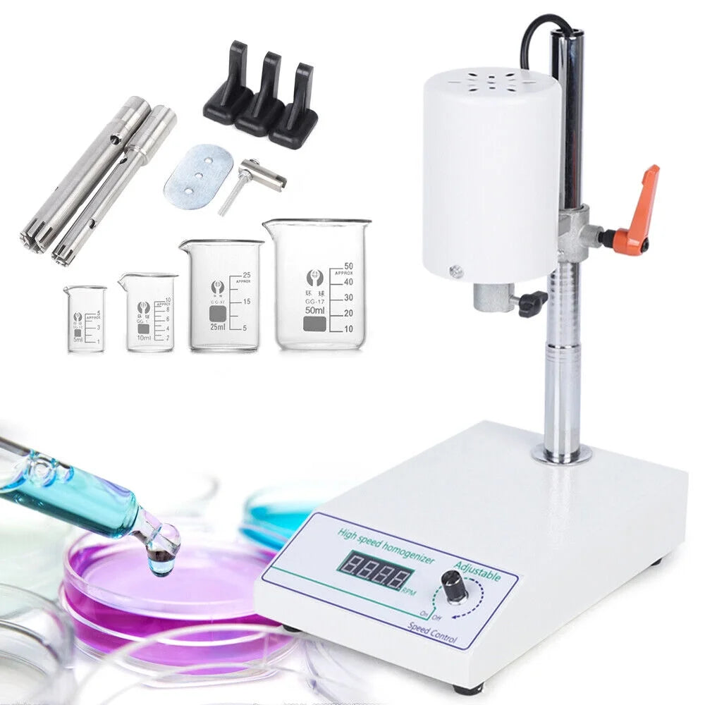 Adjustable High Speed Homogenizer Lab Disperser Mixer 22000rpm A2171