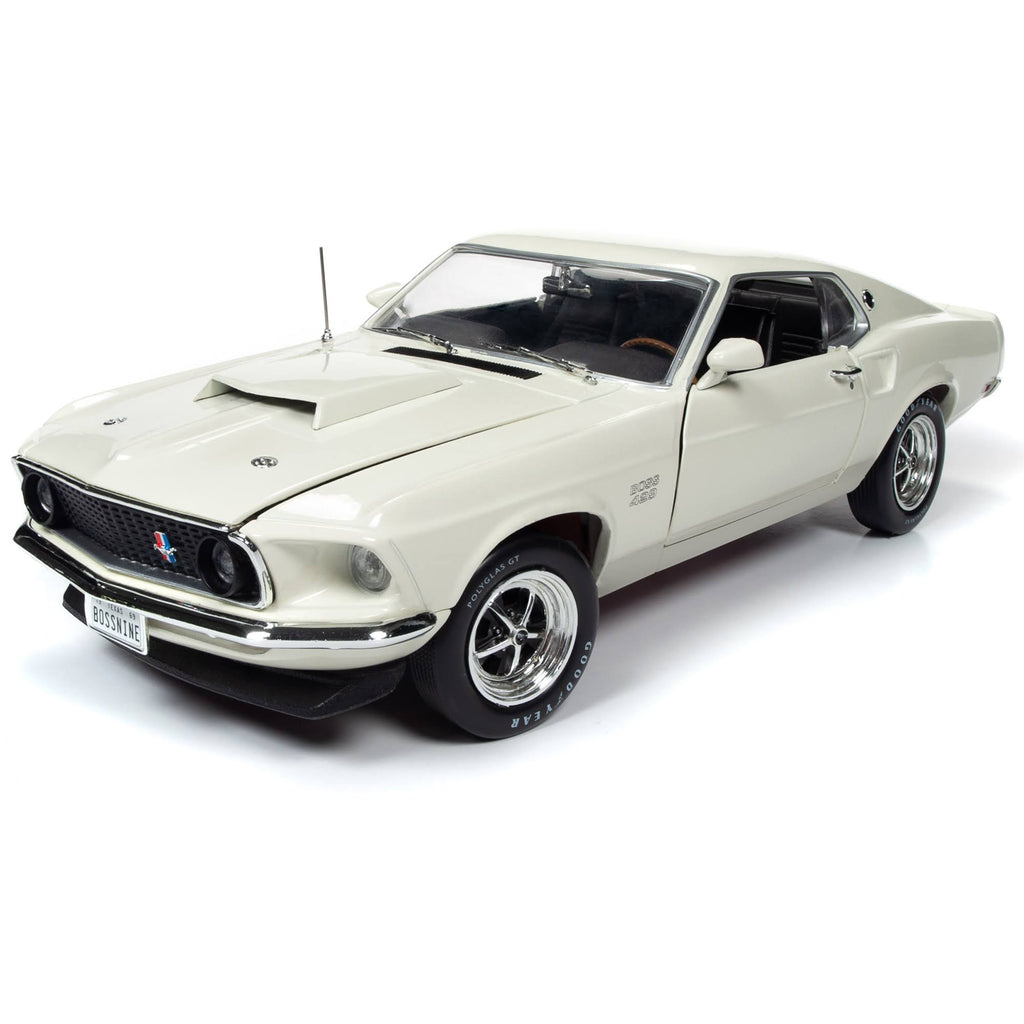 1969 Ford Mustang Fastback Boss 429 Wimbledon White 1/18 Diecast K11547