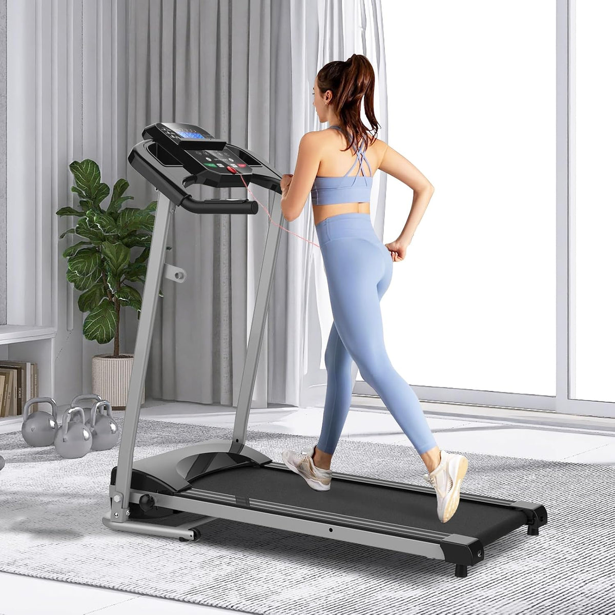 Folding Motorized Treadmill O685