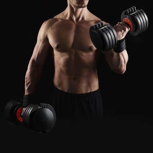 55 lbs Pair Adjustable Dumbbell F602