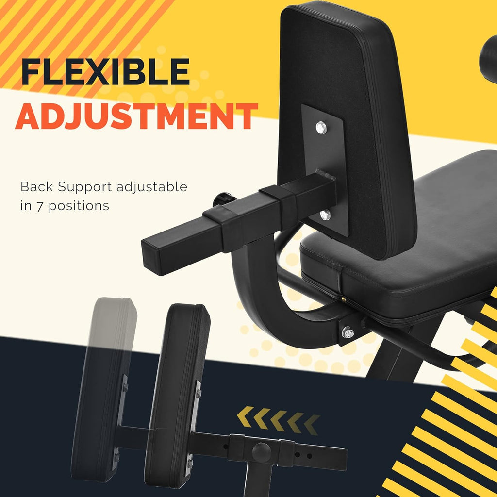Adjustable Leg Extension and Curl Machine U178
