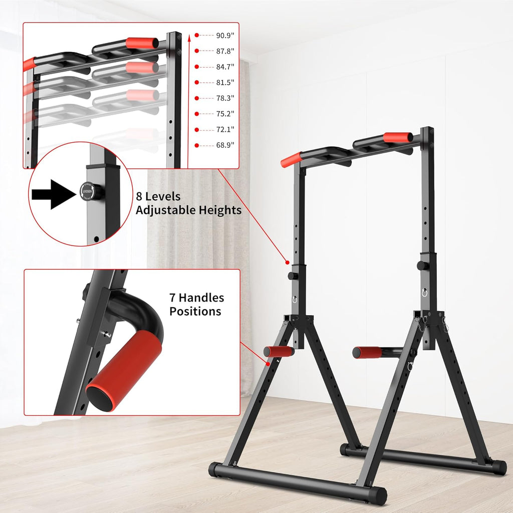 Foldable Power Tower Dip Bar D223