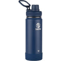18 oz Midnight Blue Double Stainless Steel Insulated Water Bottle with Spout Lid X147