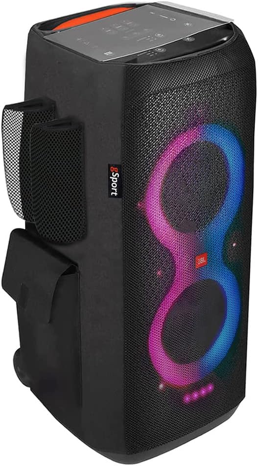 Black Portable Party Speaker Bundle with Cargo Sleeve X997