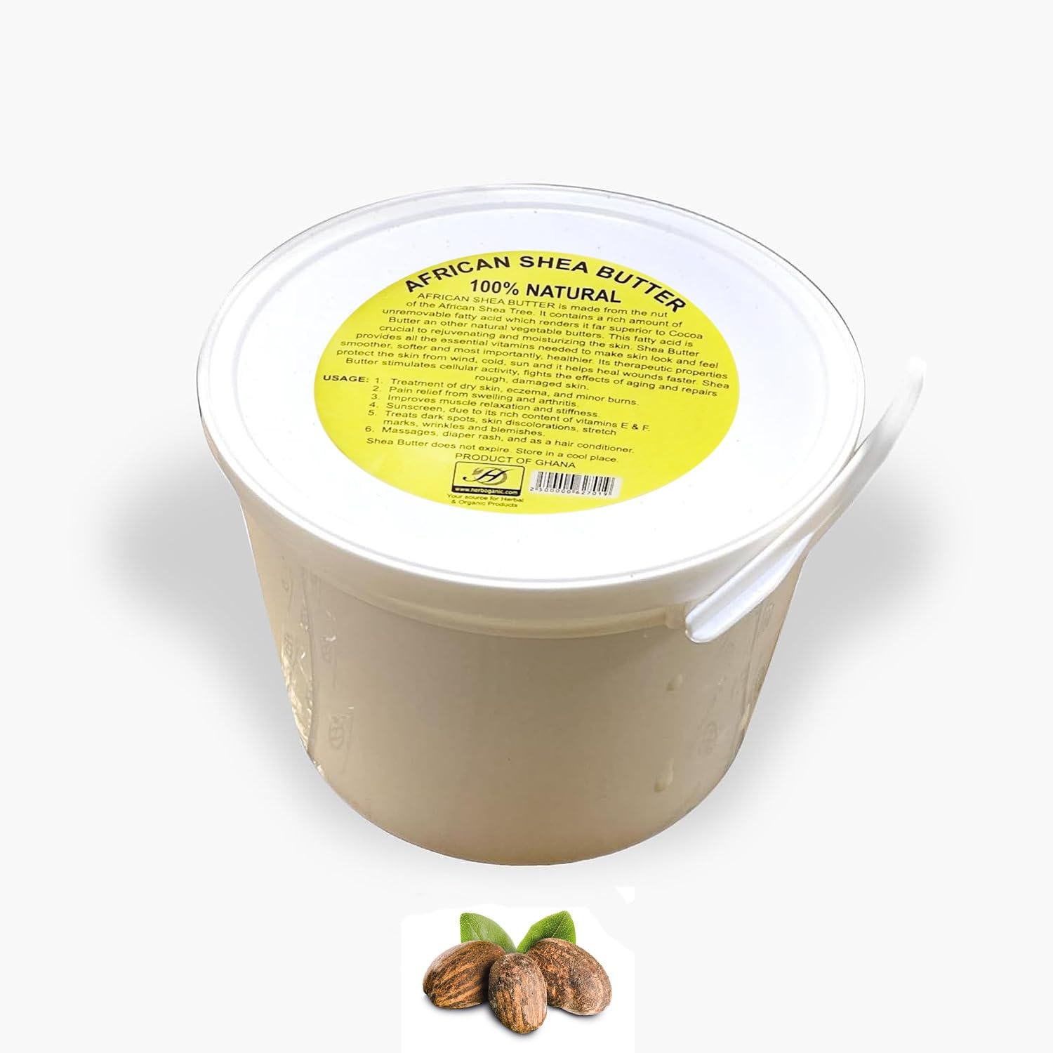 100% Natural Unrefined Shea Butter, 3 lb Z782