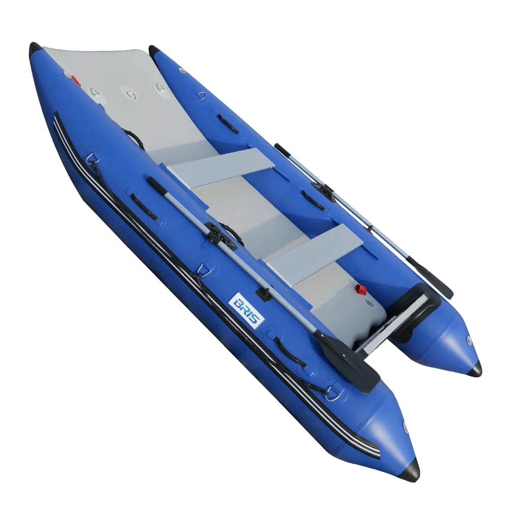 11 ft Inflatable Catamaran Boat Blue K26630