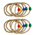 Natural Rope Ring Toss Wooden Toy Beach Toys S676