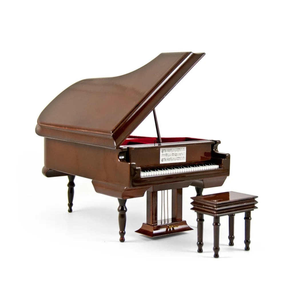 18 Note Miniature Grand Piano with Bench T4080